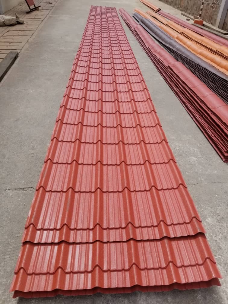 Roofing sheet - Glazed T G28 (Toles a Tuile) 